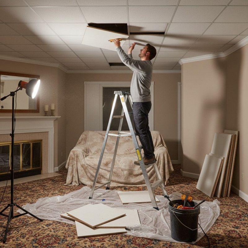 Ceiling Panel Repair in Longmont, CO